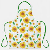 Abstrakte Sonnenblume Schürze (Vorderseite)