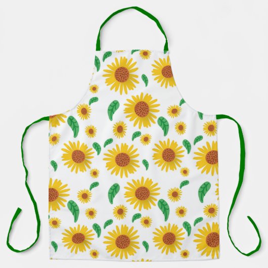 Abstrakte Sonnenblume Schürze (Vorderseite)