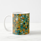 Abstrakte Sonnenblumen 102 Kaffeetasse (Links)