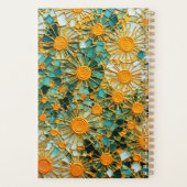 Abstrakte Sonnenblumen 102 Planer (Rückseite)