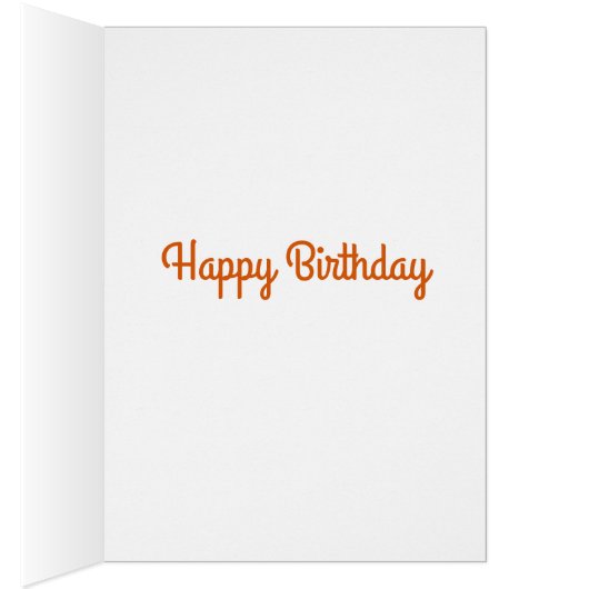 Abstrakte Sonnenblumen Geburtskarte (Innen (Rechts))