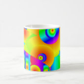 Abstrakte Sonnenblumen Kaffeetasse (Mittel)