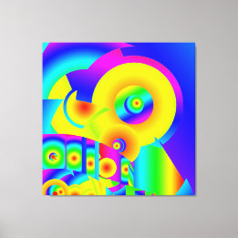 Abstrakte Sonnenblumen Leinwanddruck