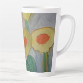 Abstrakte Sonnenblumen Milchtasse (Rechts)
