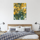 Abstrakte Sonnenblumen, schöne Kunstwerke, Tees, G Leinwanddruck (Insitu (Schlafzimmer))