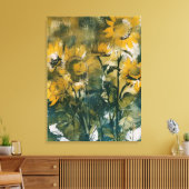 Abstrakte Sonnenblumen, schöne Kunstwerke, Tees, G Leinwanddruck (Insitu (Wohnzimmer))
