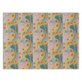 Abstrakte Sonnenblumen Tischdecke (Vorderseite (Horizontal))