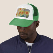 Abstrakte Sonnenblumen Truckerkappe (Beispiel)