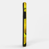 Abstrakte Sonnenblumendoten kunstgelb-braune Kreis Case-Mate iPhone Hülle (Hinten/Rechts)