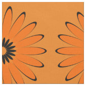 Abstrakte Sonnenblumenmuster Stoff (Nahaufnahme)