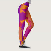 Abstrakte Sonneneinstrahlung durch Blätter Leggings (Rechts)
