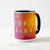 Abstrakte Sonneneinstrahlung durch Blätter Tasse (VorderseiteRechts)