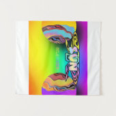 ABSTRAKTE SONNENGLASSEN WANDTEPPICH (Vorderseite (Horizontal))