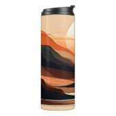 Abstrakte Sonnenlandschaft Thermosbecher (Nach links gedreht)
