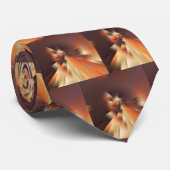 Abstrakte Sonnenstrahlen Krawatte (Gerollt)