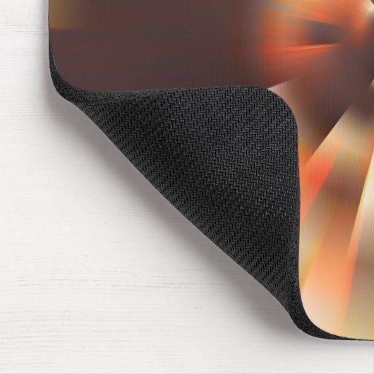 Abstrakte Sonnenstrahlen Mousepad (Ecke)