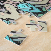 Abstrakte Sonnenstrahlen Puzzle (Seite)