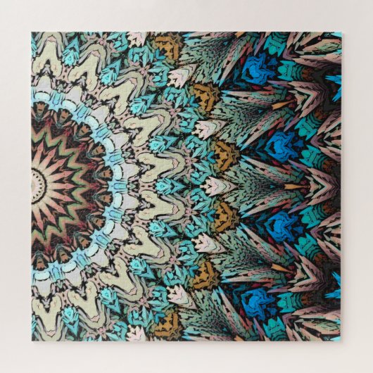 Abstrakte Sonnenstrahlen Puzzle (Horizontal)