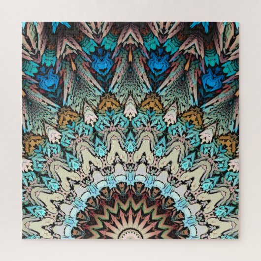 Abstrakte Sonnenstrahlen Puzzle (Vertikal)