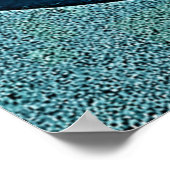 Abstrakte Sonnenuntergangsarten Poster (Ecke)