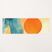 Abstrakte Sonnenuntergangsarten Yogamatte (Vorderseite (Horizontal))