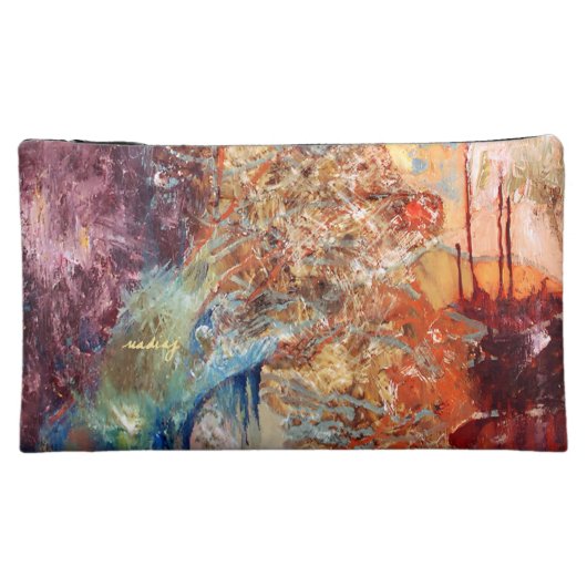 Abstrakte Soul-Tasche Cosmetic Bag (Rückseite)