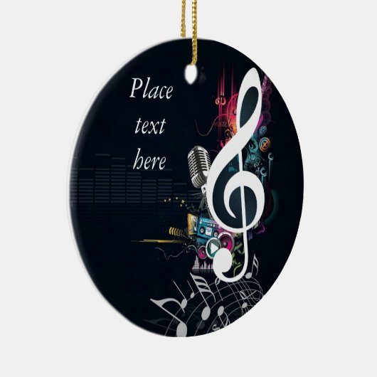 Abstrakte Spalten-Anmerkung und Mikrofon Keramikornament (Rechts)