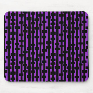 Abstrakte Spalten - Lila schwarz Mousepad