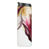 Abstrakte Sparkling Wedding Party Roter Wein ID101 Thermosbecher (Nach rechts gedreht)