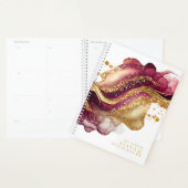 Abstrakte Sparkling Wedding Wine Red ID1018 Planer (Anzeige)