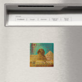 Abstrakte Sphinx-Komposition Magnet (In Situ (Geschirrspüler))