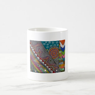 abstrakte Spiegel-Tasse Kaffeetasse