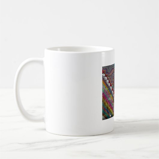 abstrakte Spiegel-Tasse Kaffeetasse (Links)