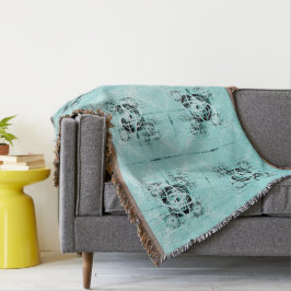 Abstrakte Spiral Delight Throw Blanket Decke
