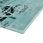 Abstrakte Spirale Delight Cutting Board Schneidebrett (Ecke)