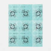 Abstrakte Spirale Delight Fleece Blanket (Vorderseite)