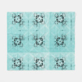 Abstrakte Spirale Delight Fleece Blanket (Vorderseite (Horizontal))