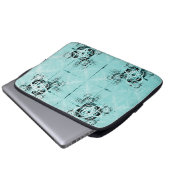 Abstrakte Spirale Delight Laptop Sleeve (Vorne Knopf)