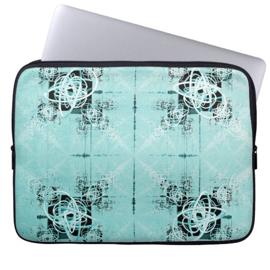 Abstrakte Spirale Delight Laptop Sleeve (Vorderseite)