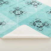 Abstrakte Spirale Delight Sherpa Blanket Sherpadecke (3/4)