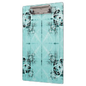 Abstrakte Spirale Delight Zwischenablage Klemmbrett (Links)