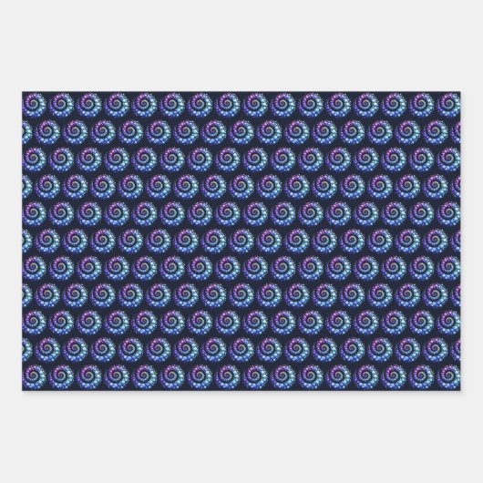 Abstrakte Spirale Geschenkpapier Set (Vorderseite 3)