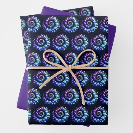 Abstrakte Spirale Geschenkpapier Set (Beispiel)