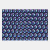 Abstrakte Spirale Geschenkpapier Set (Vorderseite)