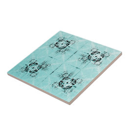 Abstrakte Spirale Keramik Tile Fliese