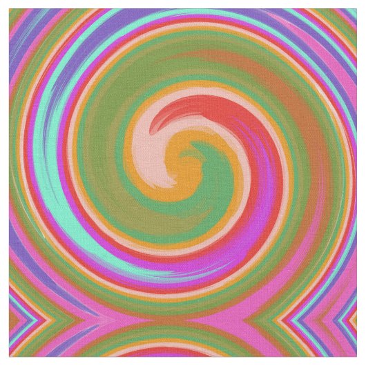 Abstrakte Spirale Stoff (Nahaufnahme)