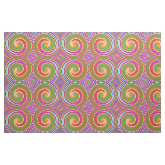 Abstrakte Spirale Stoff (Fat Quarter (45,7 x 55,9 cm))