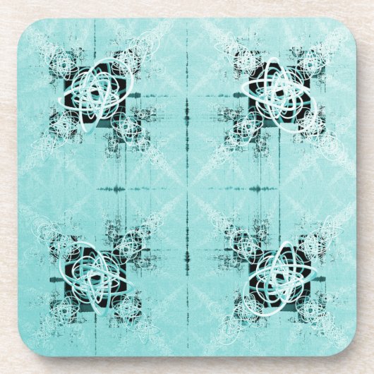 Abstrakte Spirale Untersetzer (Vorderseite)