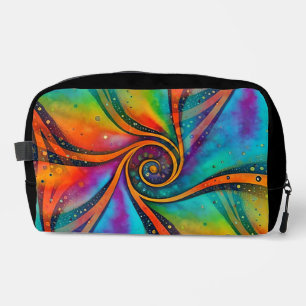 Abstrakte Spiralen der Energie - nahtloses Muster  Waschbeutel