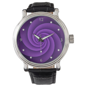 Abstrakte Spiralen IV Armbanduhr